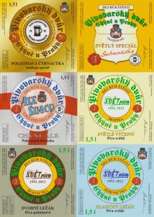 Pivní etikety k 20. výročí Sdružení klubů