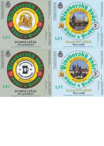 Sběratelská série kartičkových kalendáříků Pivní etikety ke 3. BCWC
